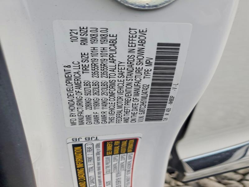 Продажа на аукционе авто 2021 Acura Rdx, vin: 5J8TC2H51ML047432, номер лота: 62823916