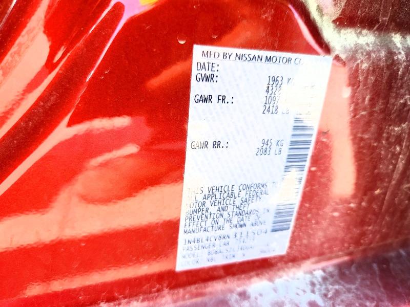 2024 Nissan Altima მანქანა იყიდება აუქციონზე, vin: 1N4BL4CV8RN311504, აუქციონის ნომერი: 62087626