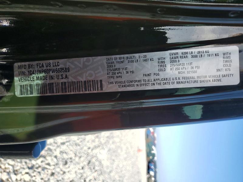Aukcja sprzedaży 2023 Jeep Wrangler, vin: 1C4JJXP60PW662589, numer aukcji: 59059556
