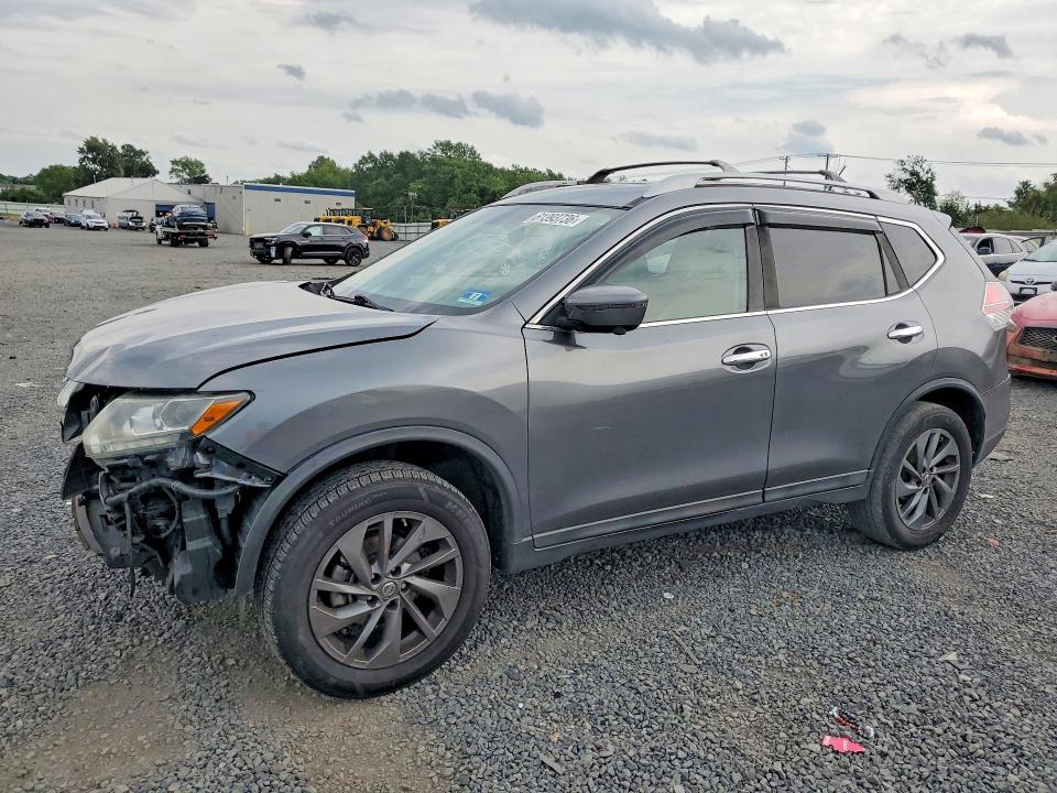 61393736 :رقم المزاد ، 5N1AT2MV2GC782772 vin ، 2016 Nissan Rogue مزاد بيع