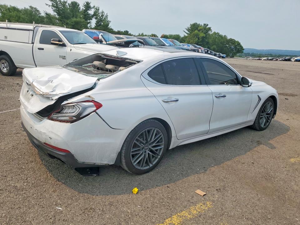 2019 Genesis G70 მანქანა იყიდება აუქციონზე, vin: KMTG34LA3KU031676, აუქციონის ნომერი: 61047576