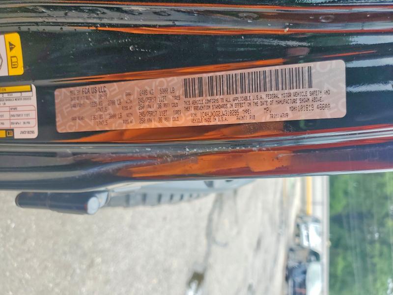 Продажа на аукционе авто 2018 Jeep Wrangler Unlimited, vin: 1C4HJXDG2JW318295, номер лота: 62066866