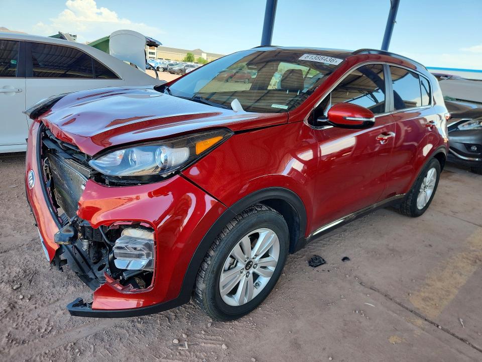 61388436 :رقم المزاد ، KNDP63ACXL7807676 vin ، 2020 Kia Sportage مزاد بيع