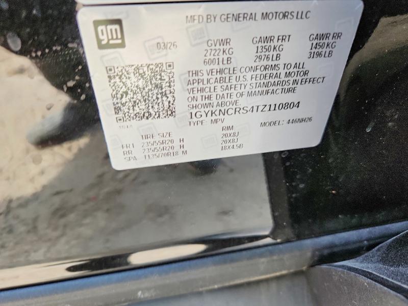 Aukcja sprzedaży 2026 Cadillac Xt5, vin: 1GYKNCRS4TZ110804, numer aukcji: 57552056