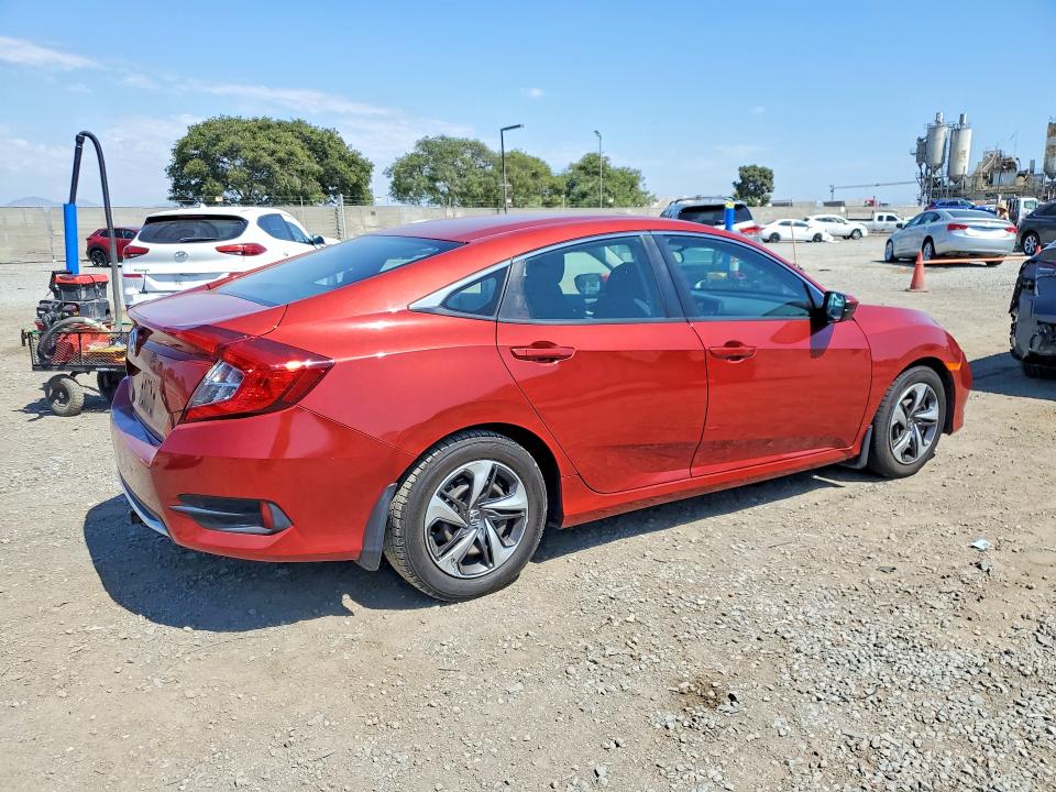 2019 Honda Civic მანქანა იყიდება აუქციონზე, vin: 19XFC2F61KE200212, აუქციონის ნომერი: 61351606