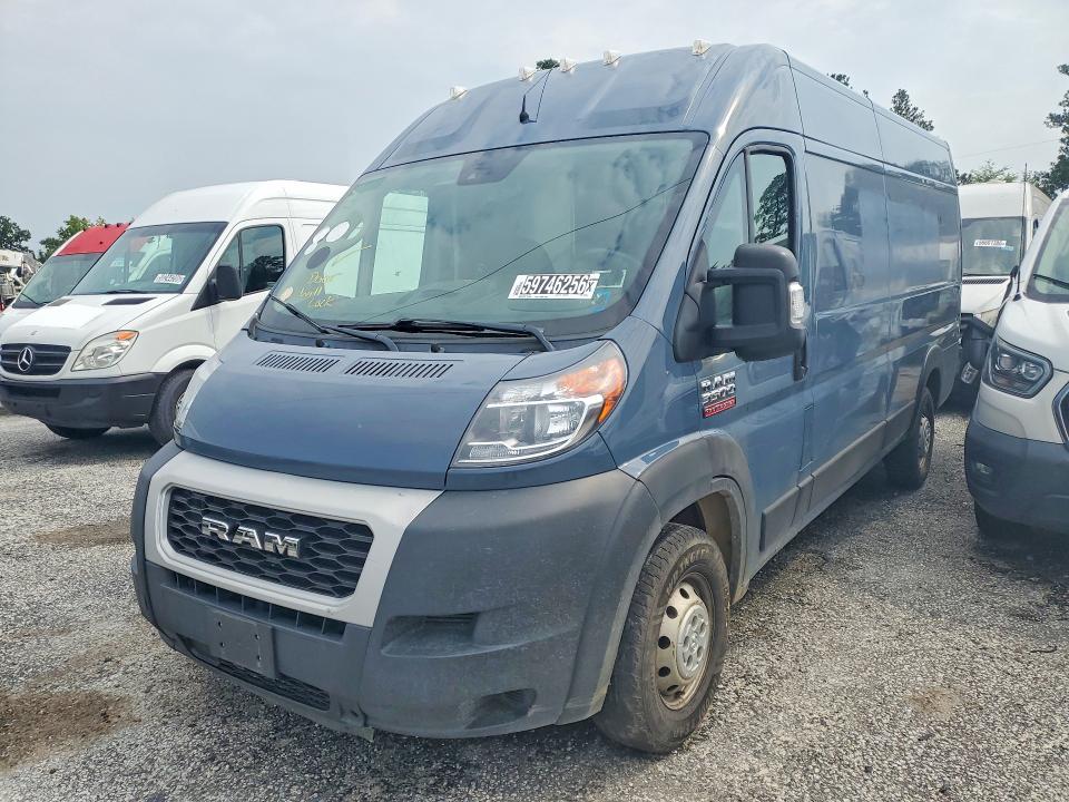 59746256 :رقم المزاد ، 3C6MRVJG0ME545006 vin ، 2021 Ram Promaster 3500 مزاد بيع