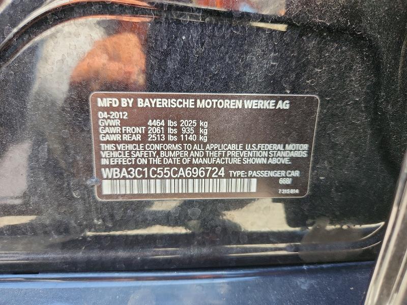 Auction sale of the 2012 Bmw 328, vin: WBA3C1C55CA696724, lot number: 60807626