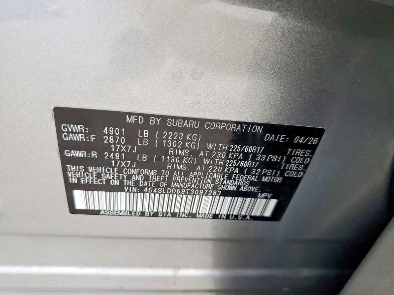 62033976 :رقم المزاد ، 4S4SLDD69T3097283 vin ، 2026 Subaru Forester مزاد بيع