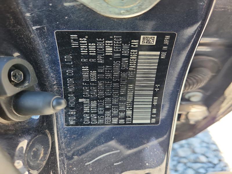 Aukcja sprzedaży 2019 Honda Civic, vin: JHMFC1F74KX002144, numer aukcji: 60070436