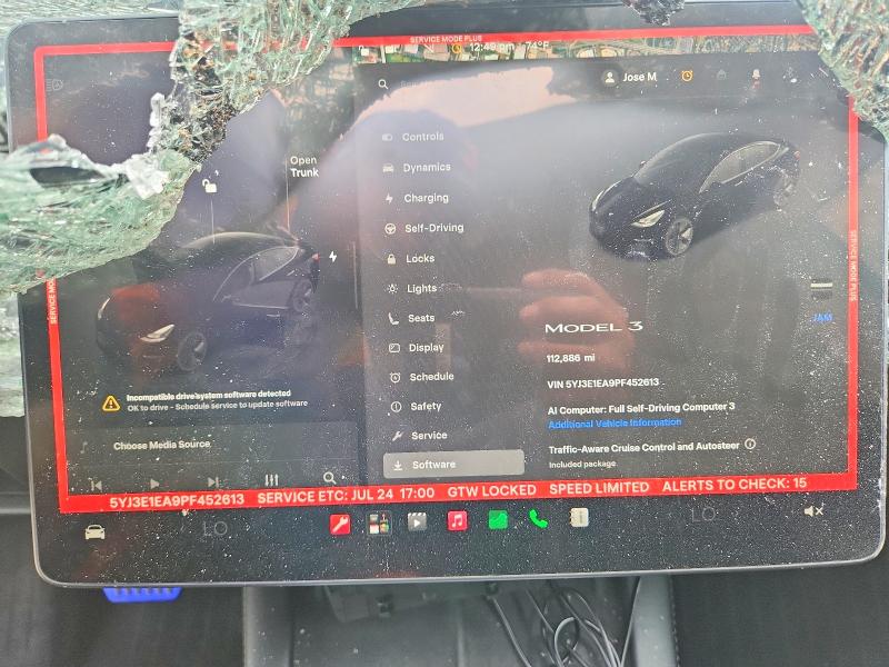 Aukcja sprzedaży 2023 Tesla Model 3, vin: 5YJ3E1EA9PF452613, numer aukcji: 60069726