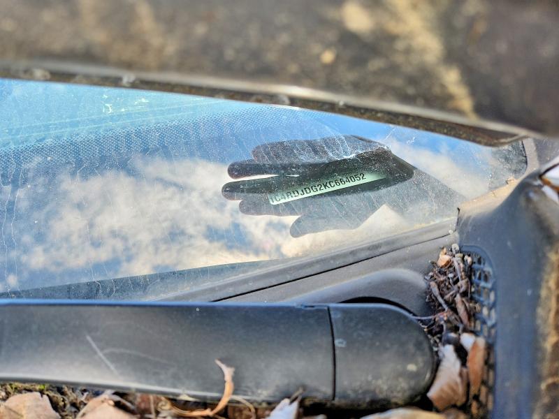 61554236 :رقم المزاد ، 1C4RDJDG2KC664052 vin ، 2019 Dodge Durango مزاد بيع