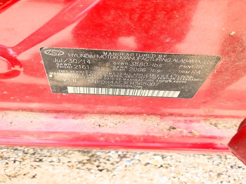 2015 Hyundai Elantra მანქანა იყიდება აუქციონზე, vin: 5NPDH4AE3FH568007, აუქციონის ნომერი: 61795526