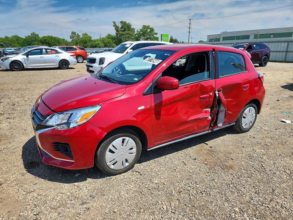 2024 Mitsubishi Mirage მანქანა იყიდება აუქციონზე, vin: ML32AUHJ7RH027854, აუქციონის ნომერი: 60174946