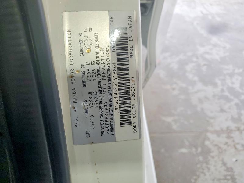 Продажа на аукционе авто 2016 Mazda 6, vin: JM1GJ1W52G1418861, номер лота: 60370876