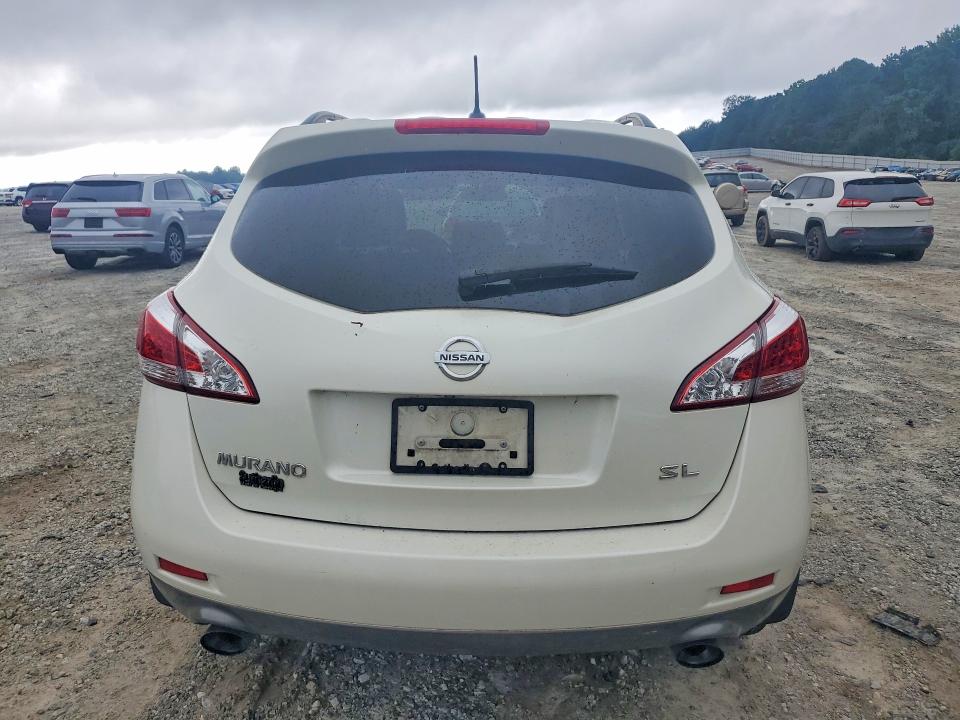 2012 Nissan Murano მანქანა იყიდება აუქციონზე, vin: JN8AZ1MU5CW118595, აუქციონის ნომერი: 61237586