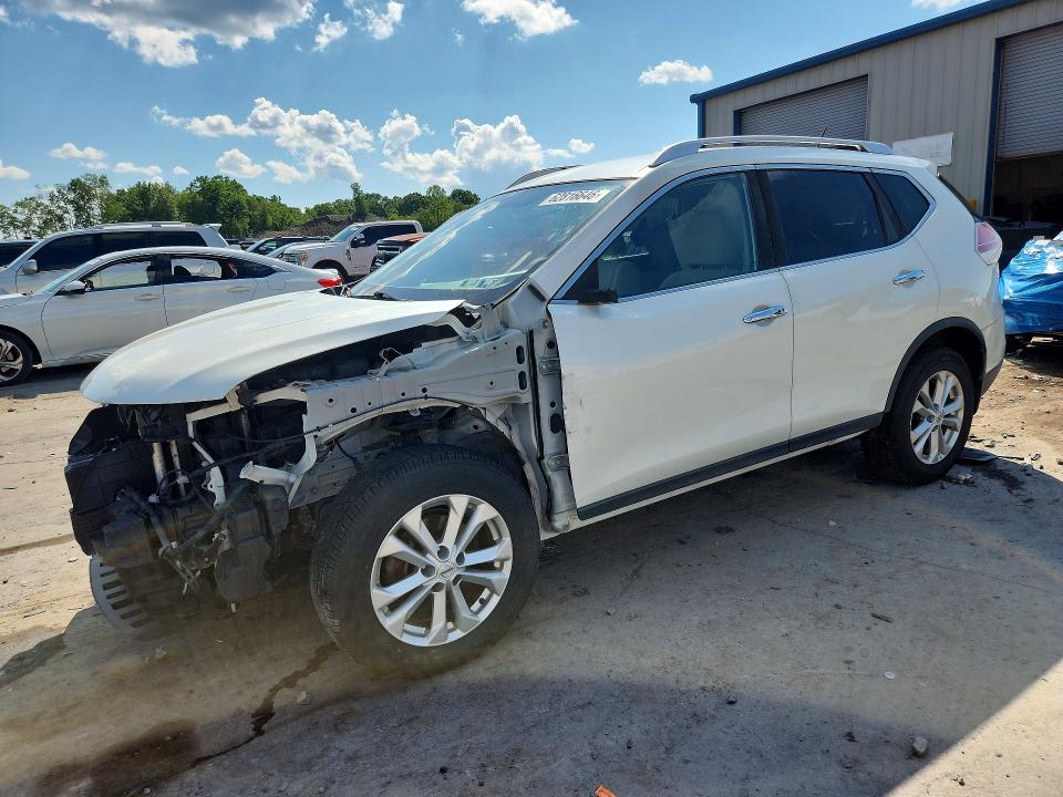 Продажа на аукционе авто 2016 Nissan Rogue, vin: KNMAT2MV3GP681981, номер лота: 62816646