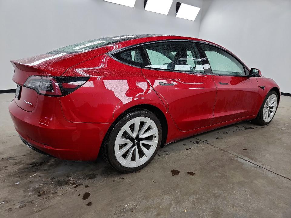 60839046 :رقم المزاد ، 5YJ3E1EB1NF290644 vin ، 2022 Tesla Model 3 مزاد بيع