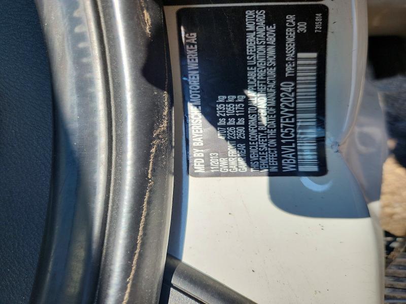 Продаж на аукціоні авто 2014 Bmw X1, vin: WBAVL1C57EVY20240, номер лоту: 59327826