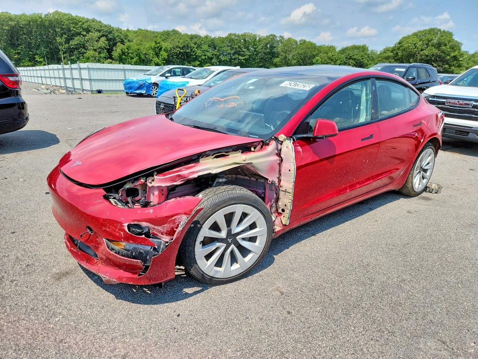 Продажа на аукционе авто 2022 Tesla Model 3, vin: 5YJ3E1EA9NF286512, номер лота: 62473626