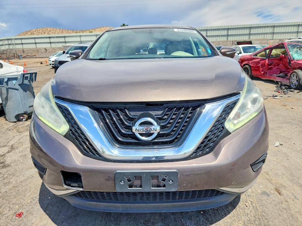 61298486 :رقم المزاد ، 5N1AZ2MG3FN260834 vin ، 2015 Nissan Murano مزاد بيع