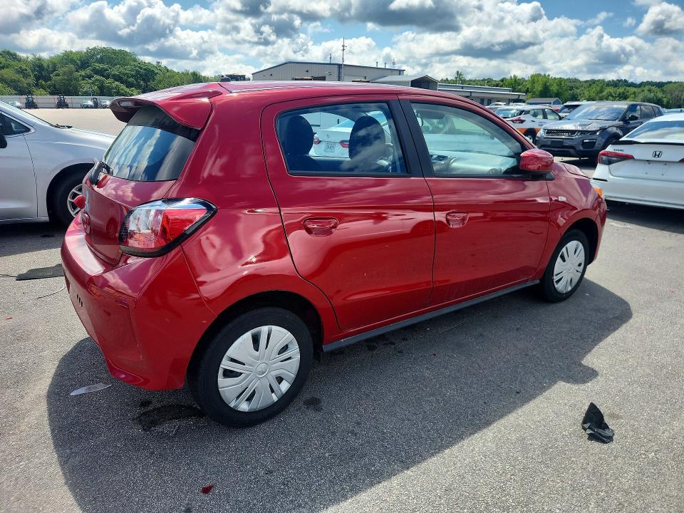 2024 Mitsubishi Mirage მანქანა იყიდება აუქციონზე, vin: ML32AUHJ8RH033940, აუქციონის ნომერი: 62857216