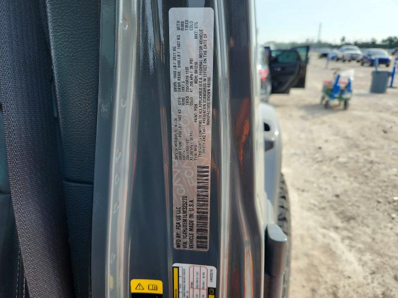 2020 Jeep Wrangler Unlimited მანქანა იყიდება აუქციონზე, vin: 1C4HJXEM1LW323270, აუქციონის ნომერი: 62166506