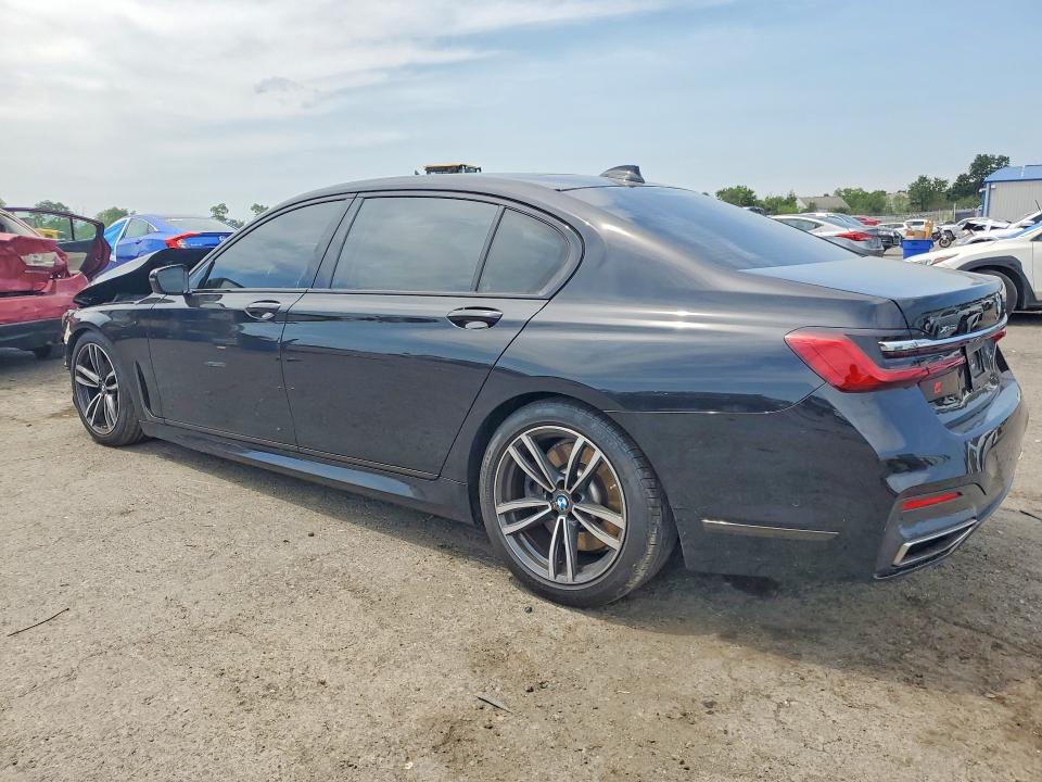 2022 Bmw 750 მანქანა იყიდება აუქციონზე, vin: WBA7U2C02NCJ34070, აუქციონის ნომერი: 61122166