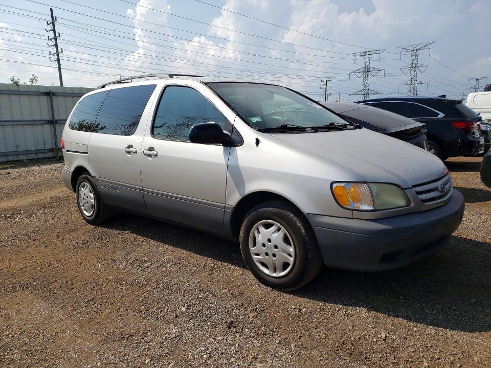 2002 Toyota Sienna მანქანა იყიდება აუქციონზე, vin: 4T3ZF13C02U501700, აუქციონის ნომერი: 60715876