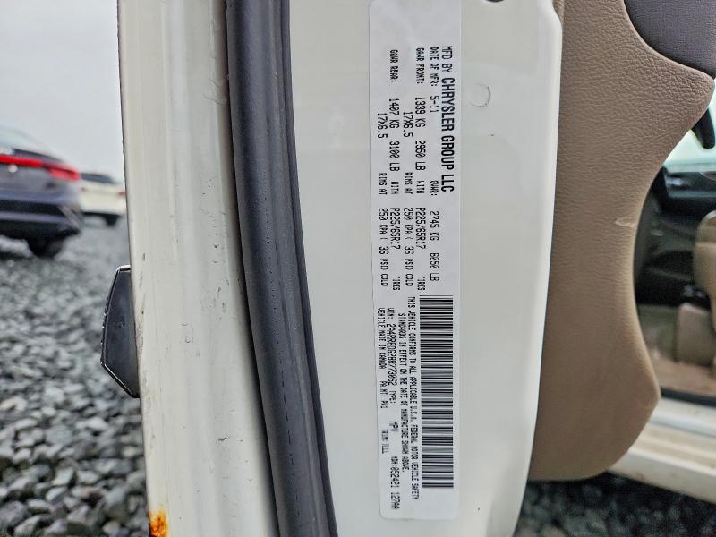 2011 Chrysler Town & Country მანქანა იყიდება აუქციონზე, vin: 2A4RR6DG2BR773062, აუქციონის ნომერი: 62062926