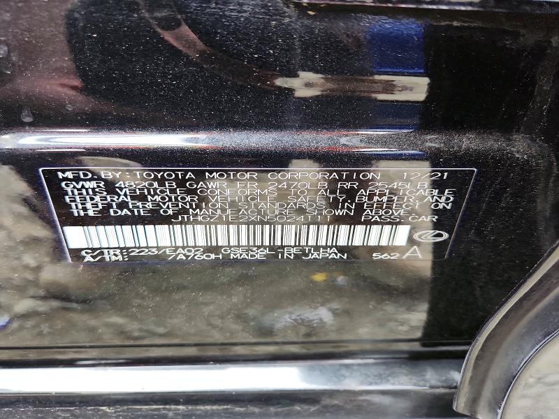 Продаж на аукціоні авто 2022 Lexus Is, vin: JTHGZ1E2XN5024111, номер лоту: 60761496