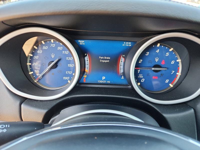 2018 Maserati Ghibli მანქანა იყიდება აუქციონზე, vin: ZAM57YTA8J1286322, აუქციონის ნომერი: 61344536