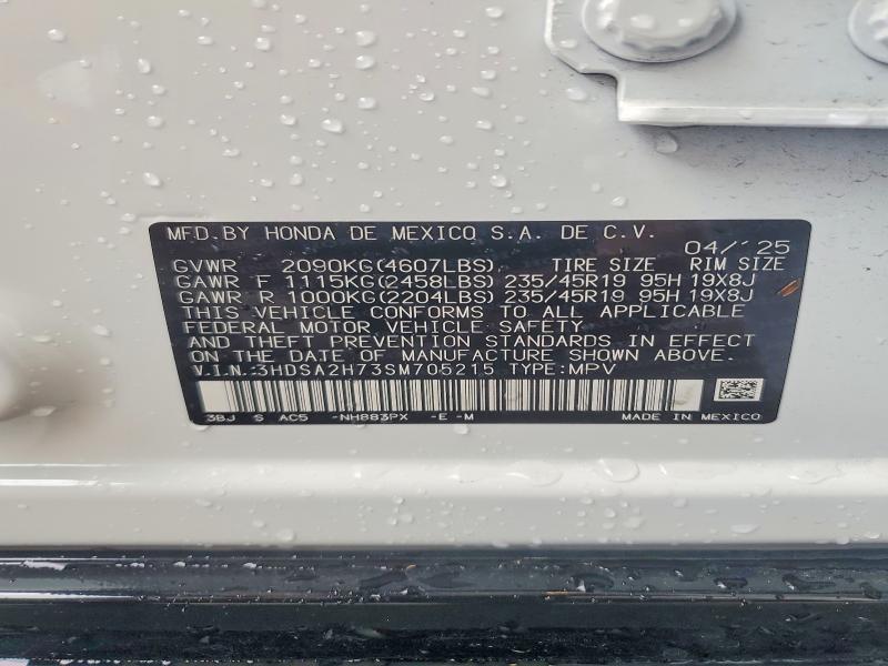 Продажа на аукционе авто 2025 Acura Adx, vin: 3HDSA2H73SM705215, номер лота: 62433036