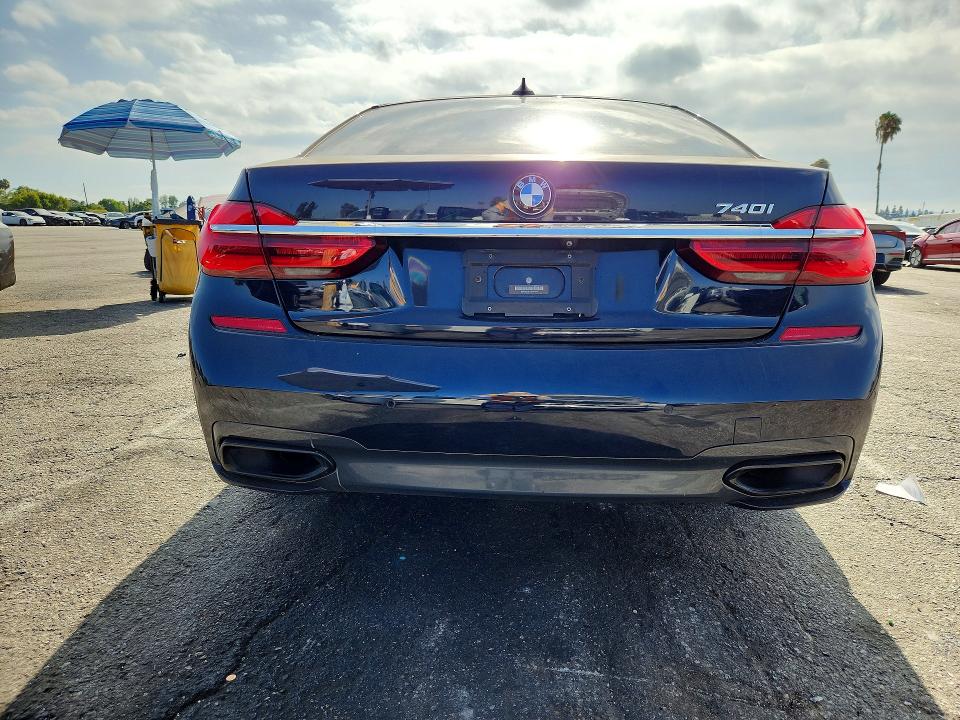 2018 Bmw 740 მანქანა იყიდება აუქციონზე, vin: WBA7E2C51JG741976, აუქციონის ნომერი: 58931376