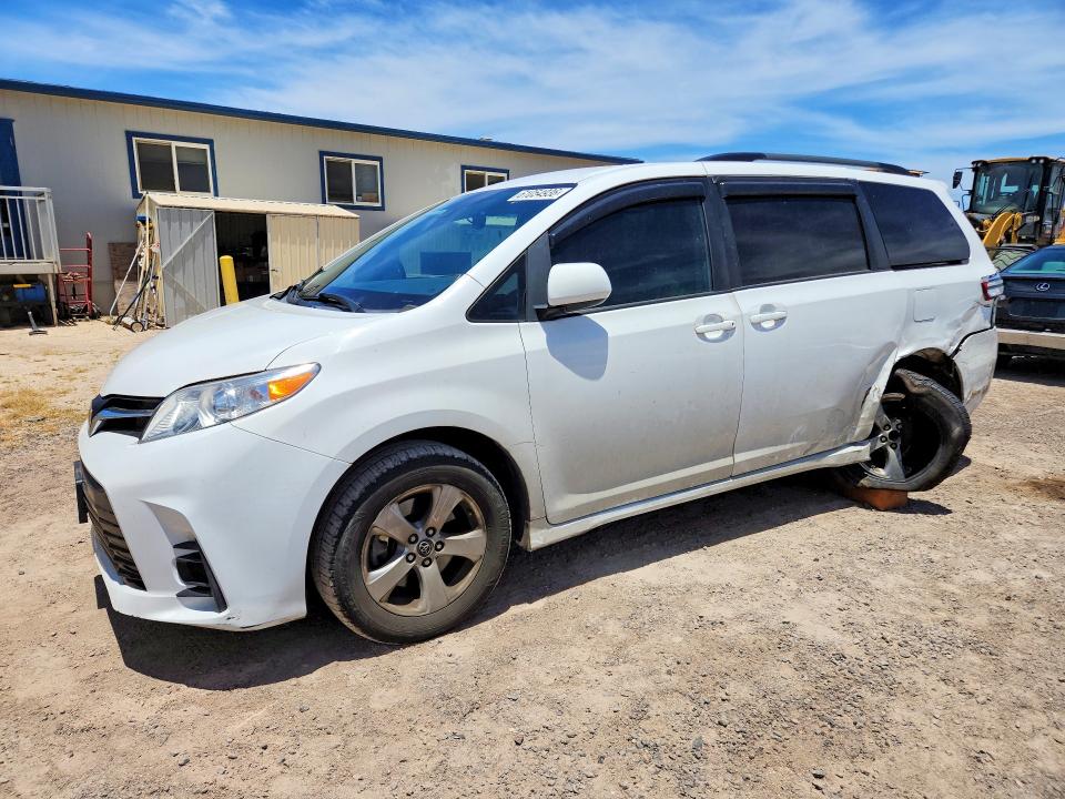 61054936 :رقم المزاد ، 5TDKZ3DC8LS051543 vin ، 2020 Toyota Sienna مزاد بيع