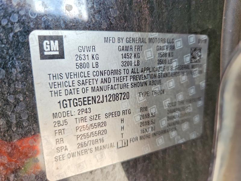 Продажа на аукционе авто 2018 Gmc Canyon, vin: 1GTG5EEN2J1208720, номер лота: 60081406