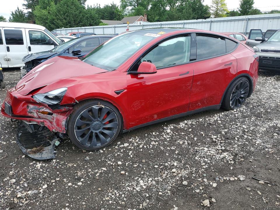 2022 Tesla Model Y მანქანა იყიდება აუქციონზე, vin: 7SAYGDEF8NF382387, აუქციონის ნომერი: 59665126