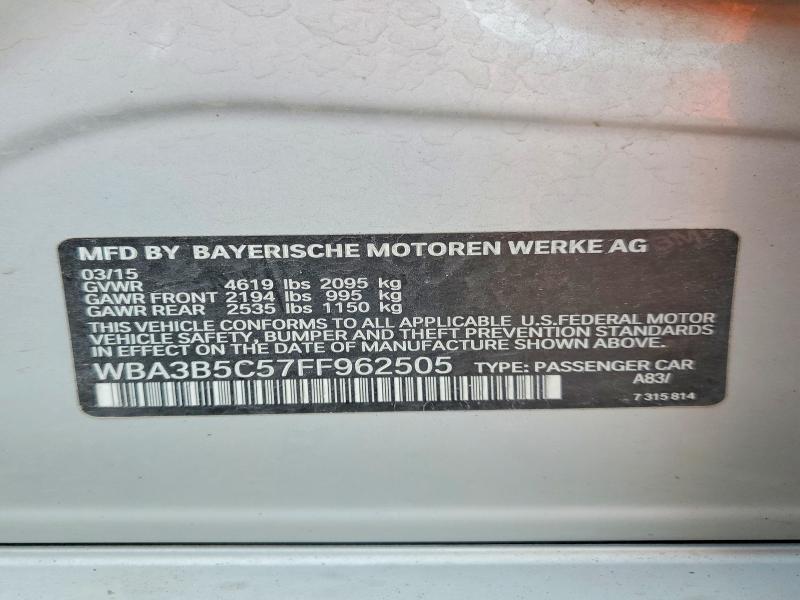Продажа на аукционе авто 2015 Bmw 328, vin: WBA3B5C57FF962505, номер лота: 61400776