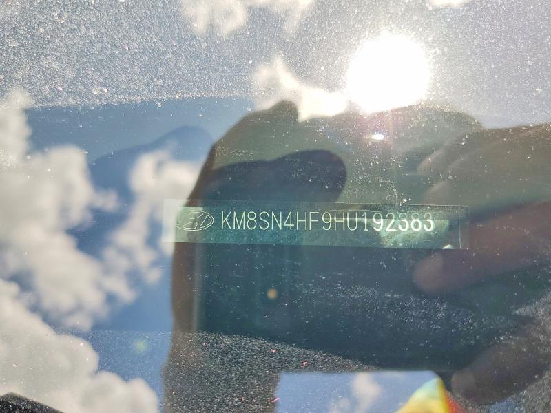 2017 Hyundai Santa Fe მანქანა იყიდება აუქციონზე, vin: KM8SN4HF9HU192383, აუქციონის ნომერი: 59194556
