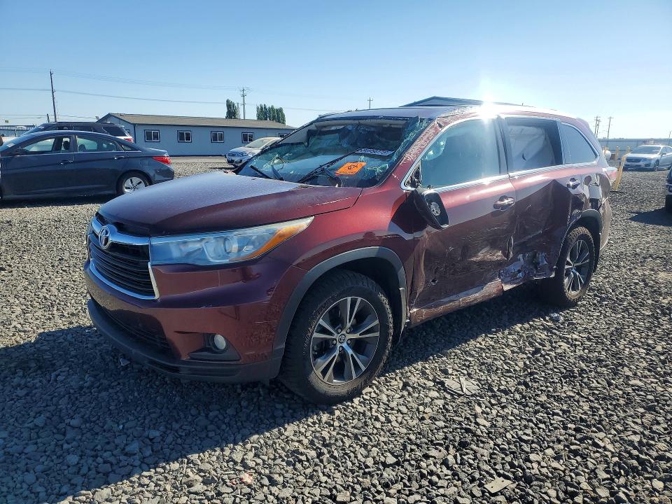 Auction sale of the 2016 Toyota Highlander, vin: 5TDJKRFH7GS271838, lot number: 58499076