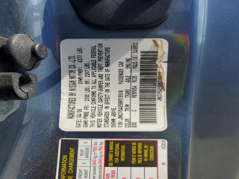 63329806 :رقم المزاد ، JNKCV54E56M715518 vin ، 2006 Infiniti G35 مزاد بيع
