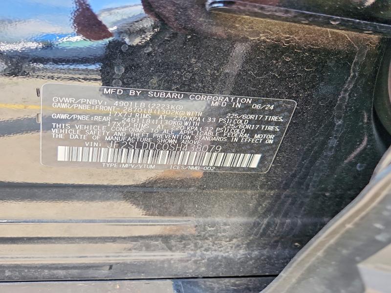 Aukcja sprzedaży 2025 Subaru Forester, vin: JF2SLDDC0SH438079, numer aukcji: 63351756