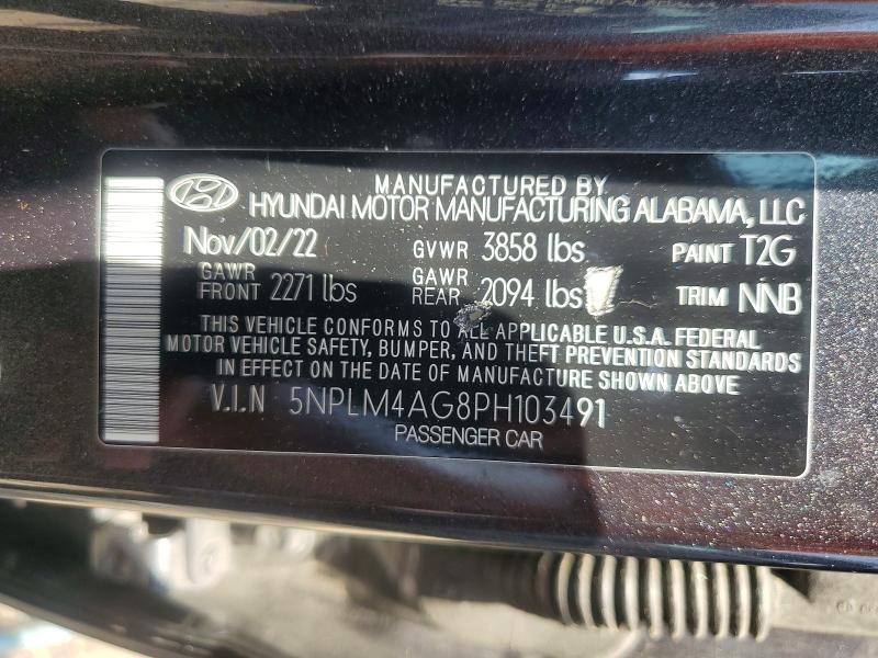 Aukcja sprzedaży 2023 Hyundai Elantra, vin: 5NPLM4AG8PH103491, numer aukcji: 59596386