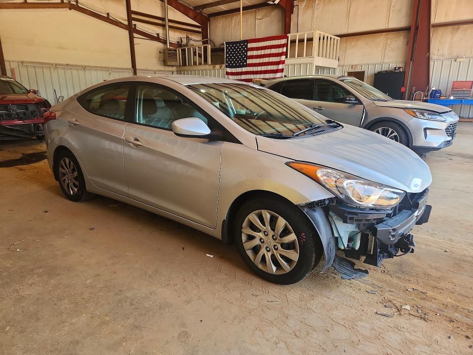 61962176 :رقم المزاد ، 5NPDH4AE1DH209235 vin ، 2013 Hyundai Elantra مزاد بيع