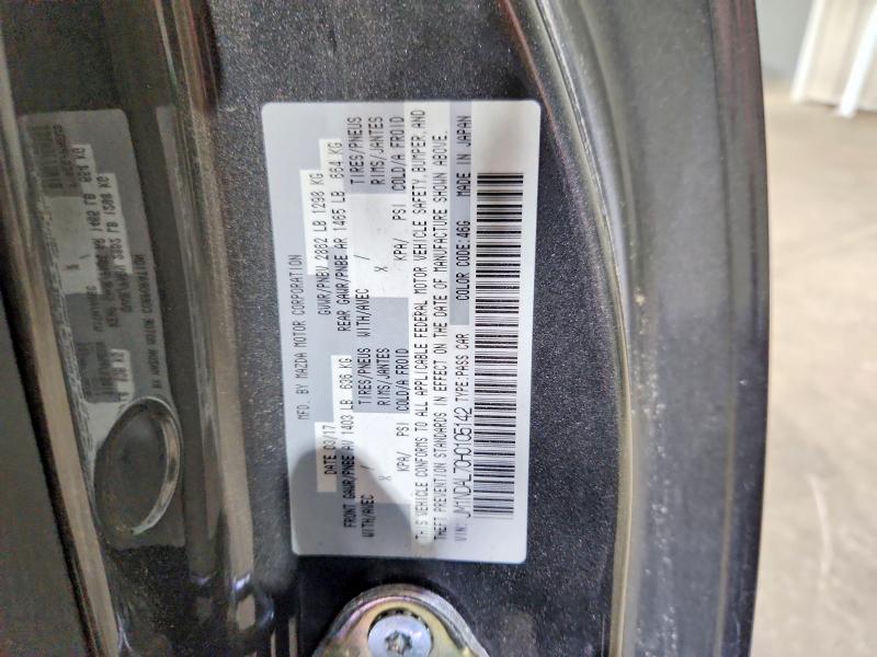 59697286 :رقم المزاد ، JM1NDAL70H0105142 vin ، 2017 Mazda Mx-5 Miata مزاد بيع