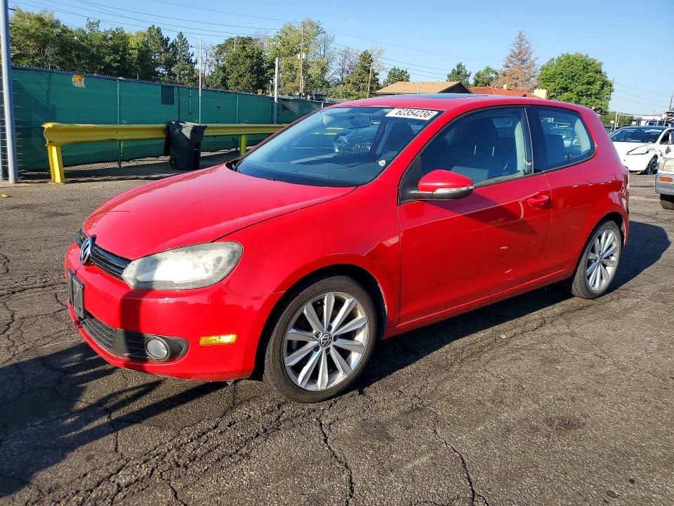 62354236 :رقم المزاد ، WVWMM7AJ1CW321388 vin ، 2012 Volkswagen Golf مزاد بيع