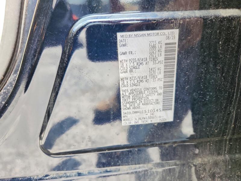 Продаж на аукціоні авто 2020 Infiniti Qx60, vin: 5N1DL0MM4LC510145, номер лоту: 62287156