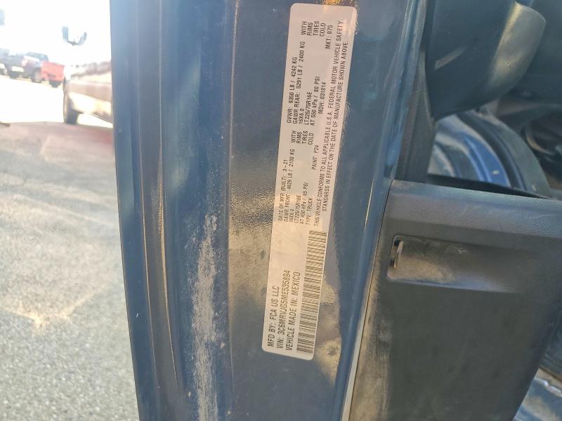 2021 Ram Promaster 3500 მანქანა იყიდება აუქციონზე, vin: 3C6MRVJG5ME535894, აუქციონის ნომერი: 60238346
