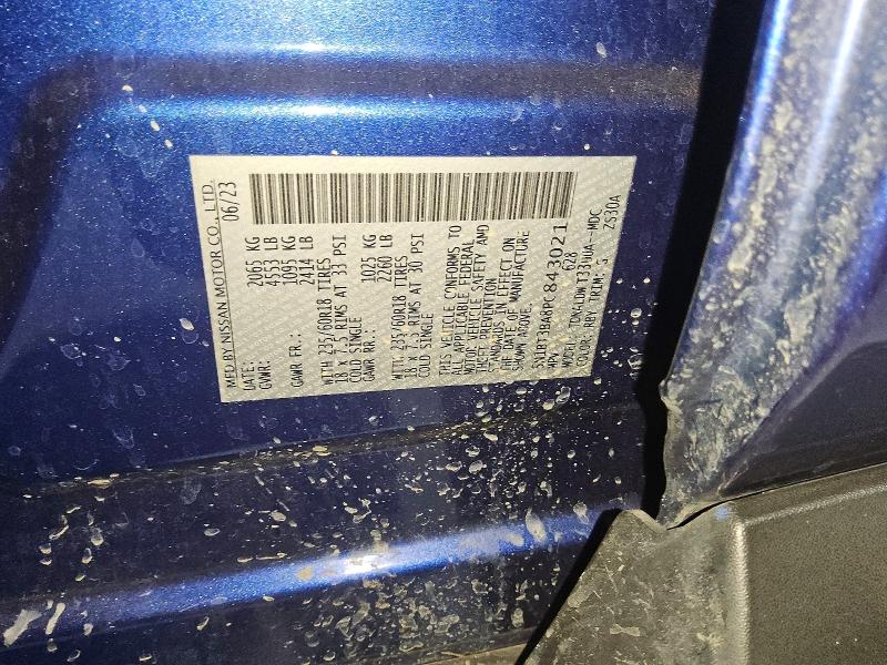 61530766 :رقم المزاد ، 5N1BT3BA8PC843021 vin ، 2023 Nissan Rogue مزاد بيع