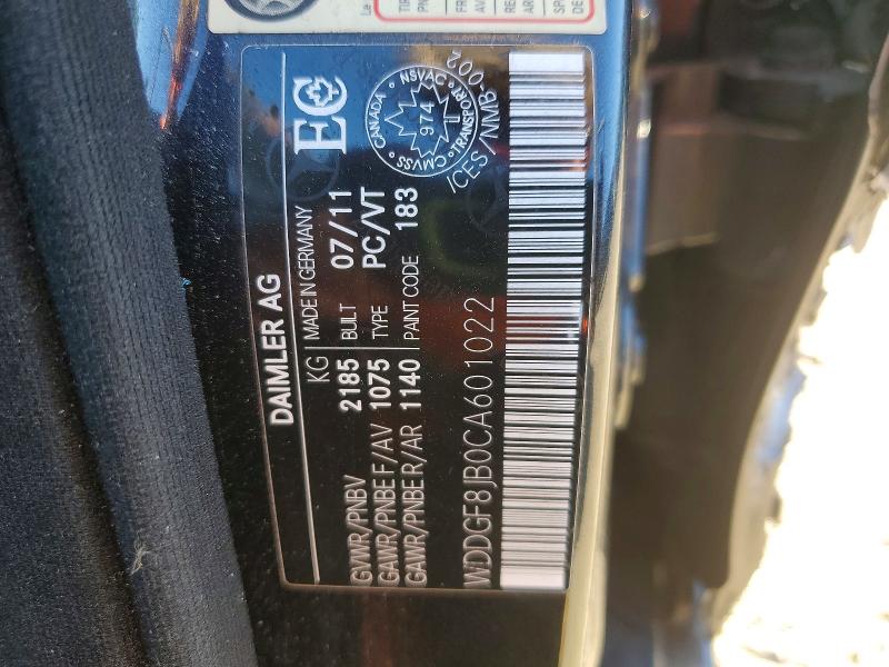Aukcja sprzedaży 2012 Mercedes-benz C, vin: WDDGF8JB0CA601022, numer aukcji: 63207256