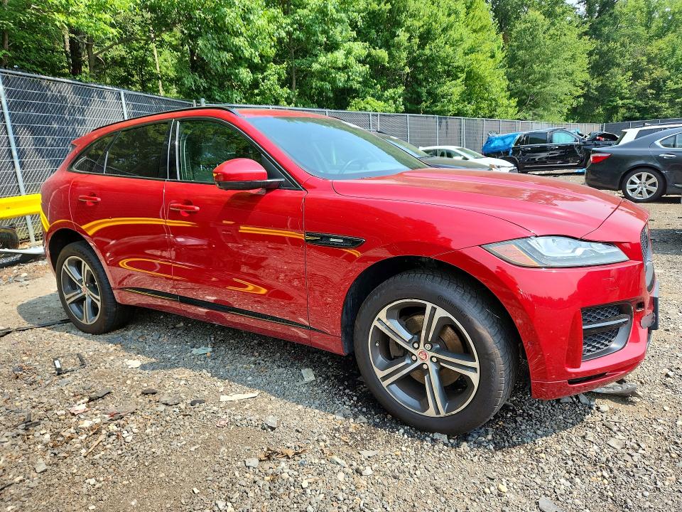 2017 Jaguar F-pace მანქანა იყიდება აუქციონზე, vin: SADCL2BV2HA896501, აუქციონის ნომერი: 61399186